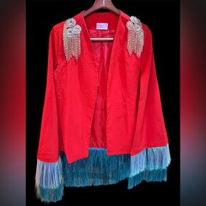 Red Blazer Cape - Custom - Cosmic Collective